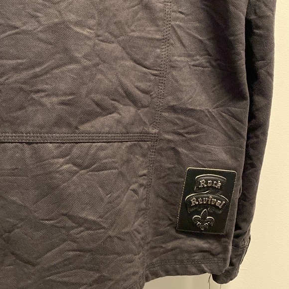 Rock Revival black denim like jacket - Picture 8 of 12